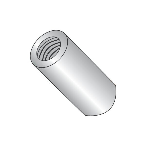Newport Fasteners Round Standoffs, #4-40 Thrd Sz, 1/4 in Bd L, 18-8 Stainless Steel Plain, 3/16 in OD, 500 PK 888199 - main